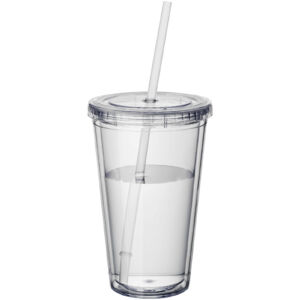 Cyclone 450 ml insulated tumbler with straw (10023400)
