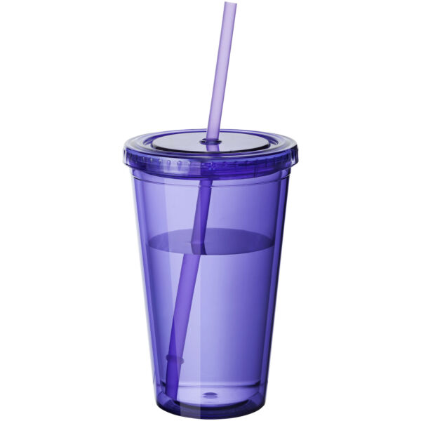 Cyclone 450 ml insulated tumbler with straw (10023407)