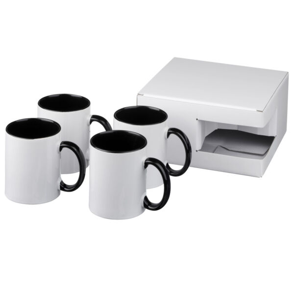 Ceramic sublimation mug 4-pieces gift set (10062801)