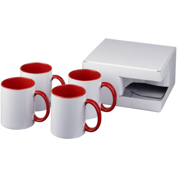 Ceramic sublimation mug 4-pieces gift set (10062803)