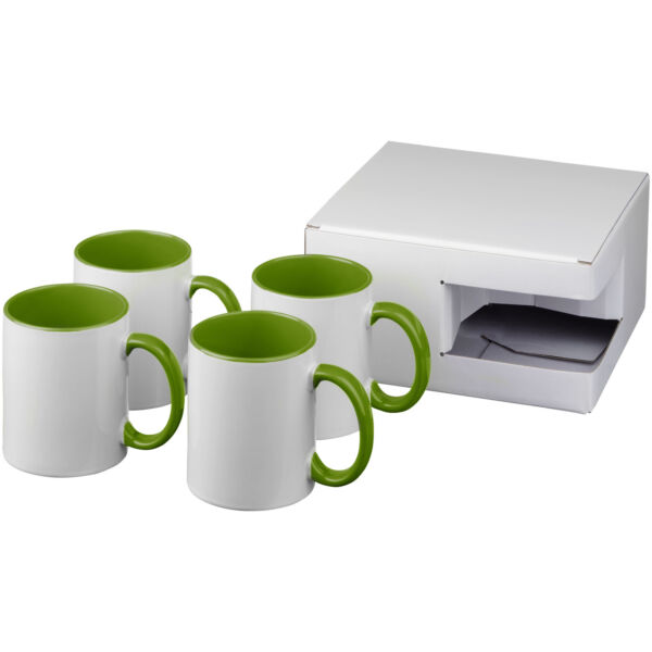 Ceramic sublimation mug 4-pieces gift set (10062804)