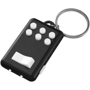 Flip-and-click anti-stress LED light keychain (10222400)