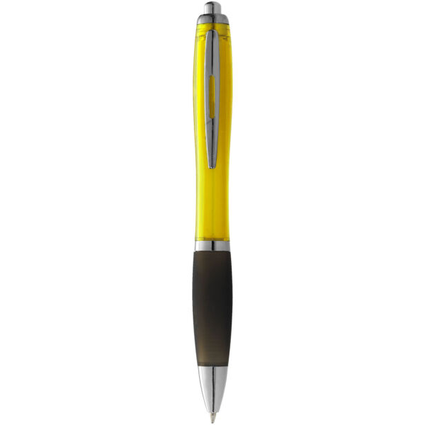 Nash ballpoint pen coloured barrel and black grip (10608506)