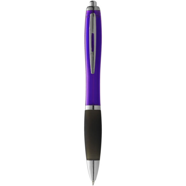 Nash ballpoint pen coloured barrel and black grip (10615507)