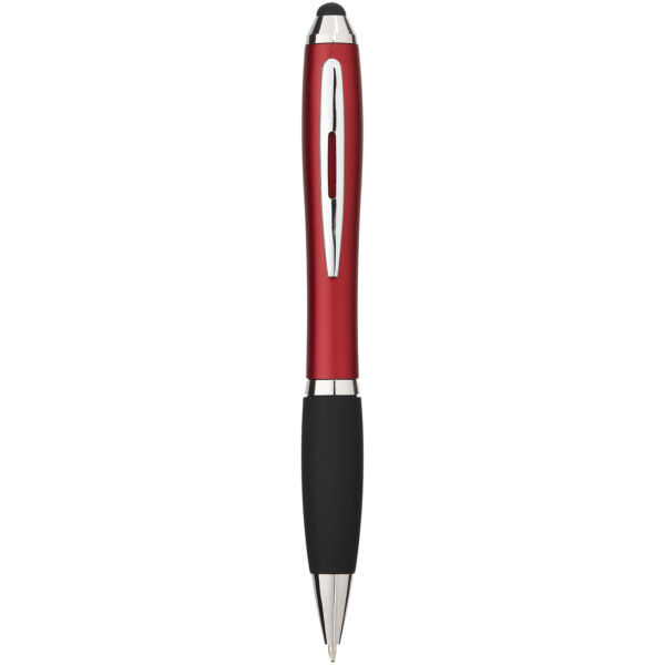 Nash coloured stylus ballpoint pen with black grip (10639203)