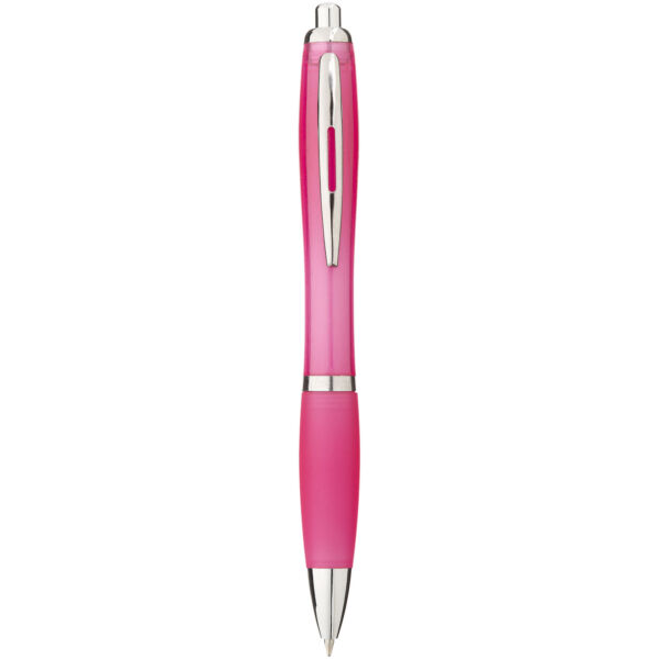Nash ballpoint pen with coloured barrel and grip (10639903)