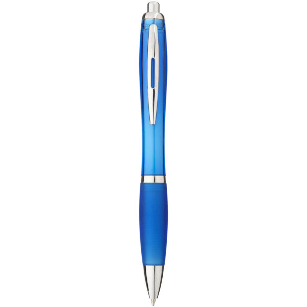 Nash ballpoint pen with coloured barrel and grip (10639904)