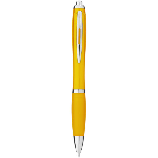 Nash ballpoint pen with coloured barrel and grip (10639905)