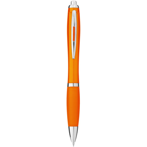 Nash ballpoint pen with coloured barrel and grip (10639906)