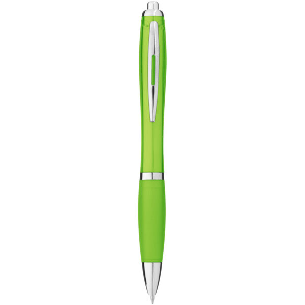 Nash ballpoint pen with coloured barrel and grip (10639907)