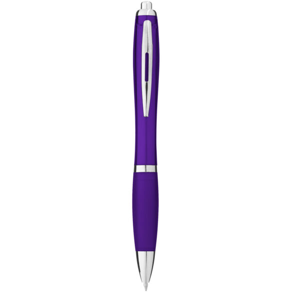Nash ballpoint pen with coloured barrel and grip (10639909)