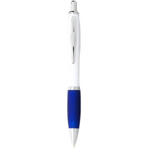 Nash ballpoint pen white barrel and coloured grip (10690000)