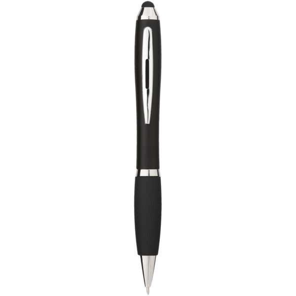 Nash coloured stylus ballpoint pen with black grip (10690300)