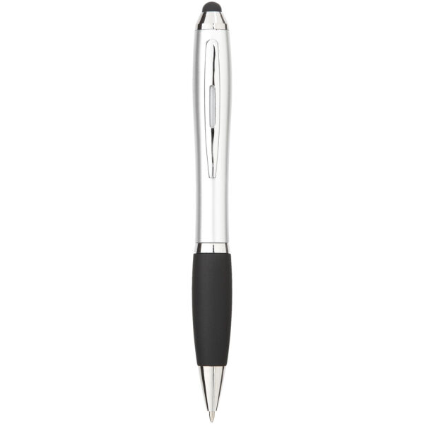 Nash coloured stylus ballpoint pen with black grip (10690301)