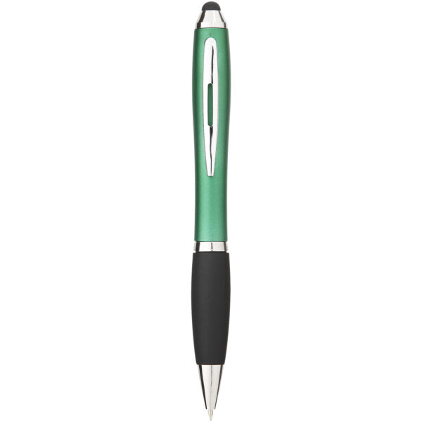 Nash coloured stylus ballpoint pen with black grip (10690304)