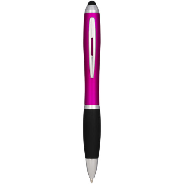 Nash coloured stylus ballpoint pen with black grip (10690307)