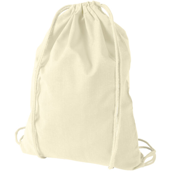Oregon 100 g/m² cotton drawstring backpack (12011300)