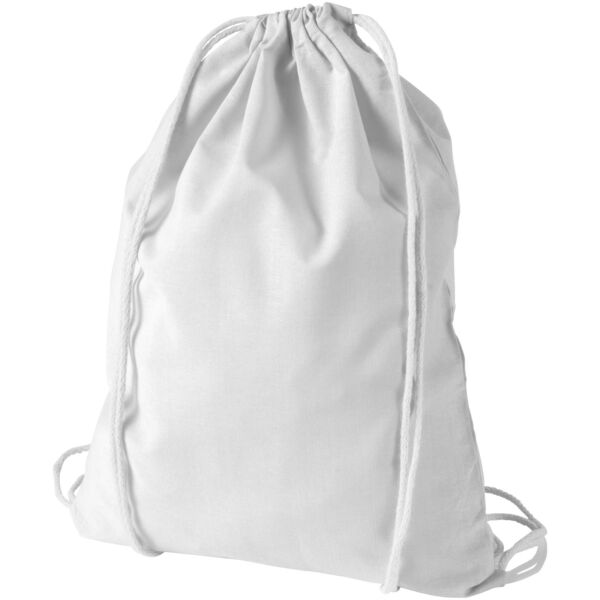 Oregon 100 g/m² cotton drawstring backpack (12011302)