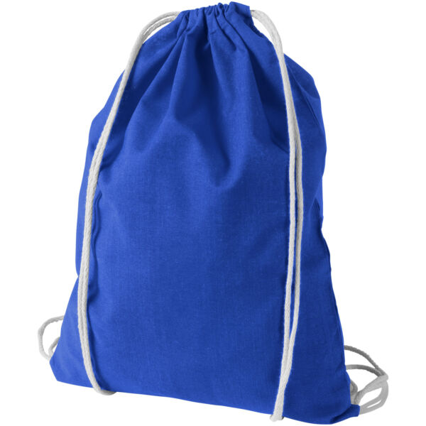 Oregon 100 g/m² cotton drawstring backpack (12011303)