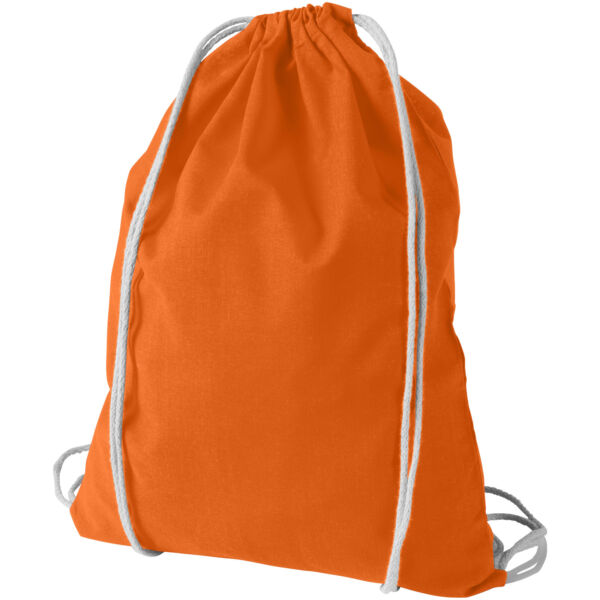 Oregon 100 g/m² cotton drawstring backpack (12011306)