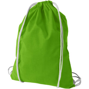 Oregon 100 g/m² cotton drawstring backpack (12011307)