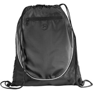Peek zippered pocket drawstring backpack (12012000)