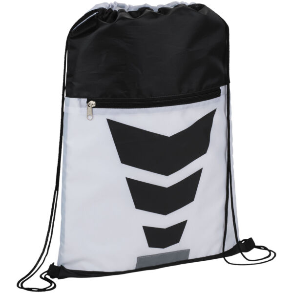 Courtside zippered pocket drawstring backpack (12024902)