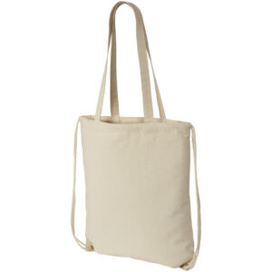 Eliza 240 g/m² cotton drawstring backpack (12027600)