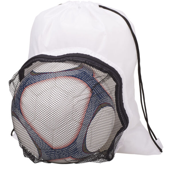 Goal drawstring backpack with football compartment (12030002)