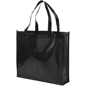 Shiny laminated non-woven shopping tote bag (12041600)