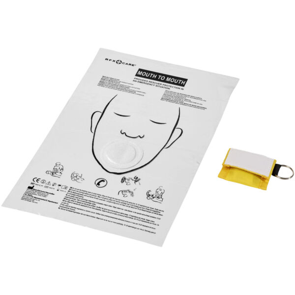 Henrik mouth-to-mouth shield in polyester pouch (12201007)
