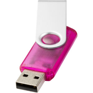 Rotate-translucent 4GB USB flash drive (12351700)