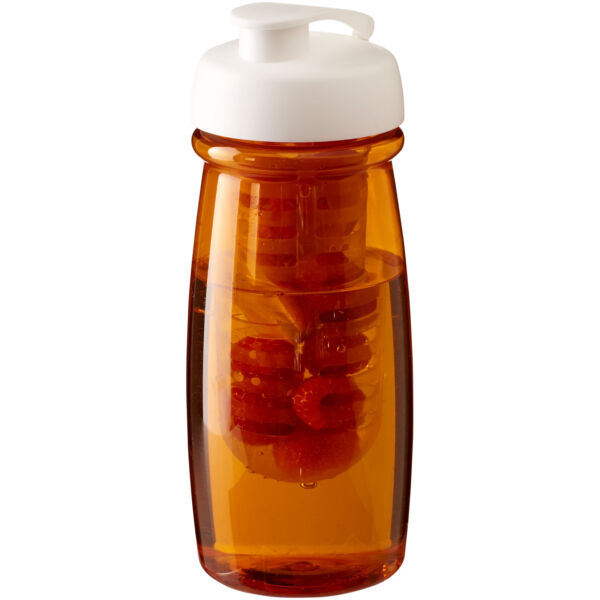 H2O Pulse® 600 ml flip lid sport bottle & infuser (21005502)
